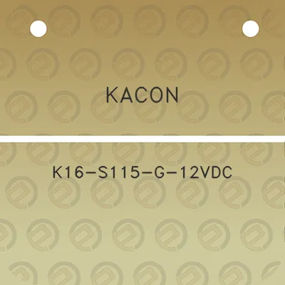 kacon-k16-s115-g-12vdc