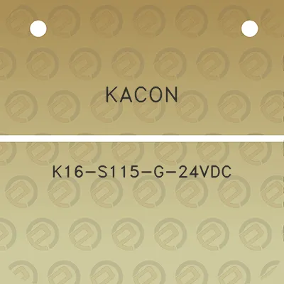 kacon-k16-s115-g-24vdc