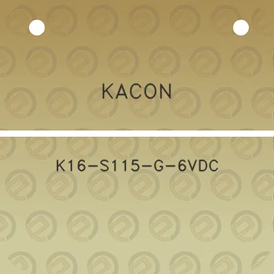 kacon-k16-s115-g-6vdc