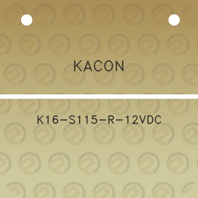 kacon-k16-s115-r-12vdc