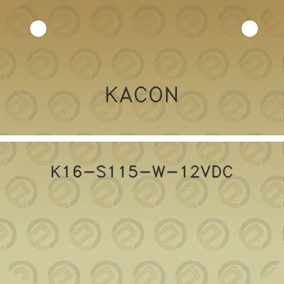 kacon-k16-s115-w-12vdc