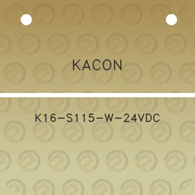 kacon-k16-s115-w-24vdc