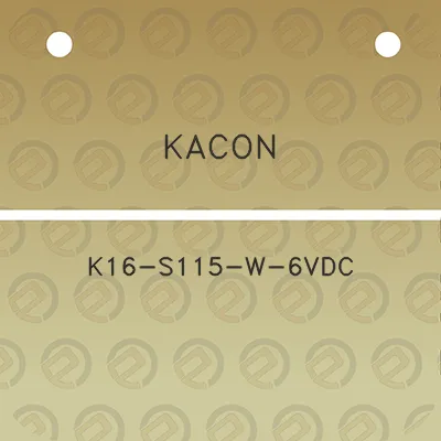 kacon-k16-s115-w-6vdc