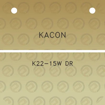 kacon-k22-15w-dr