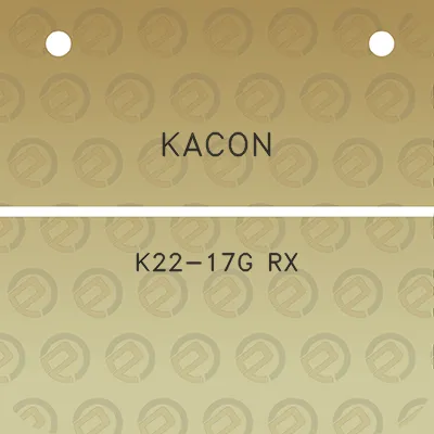 kacon-k22-17g-rx