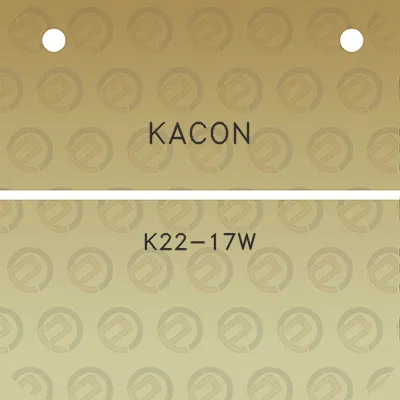 kacon-k22-17w