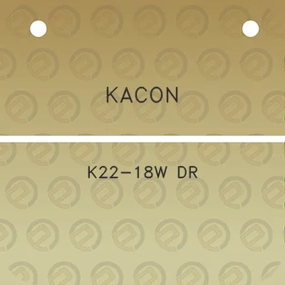 kacon-k22-18w-dr