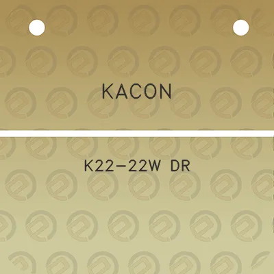 kacon-k22-22w-dr