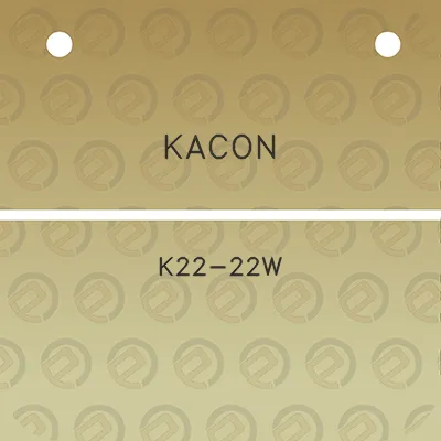 kacon-k22-22w