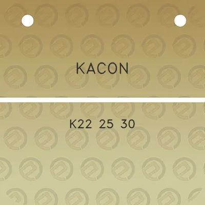 kacon-k22-25-30