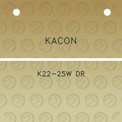 kacon-k22-25w-dr