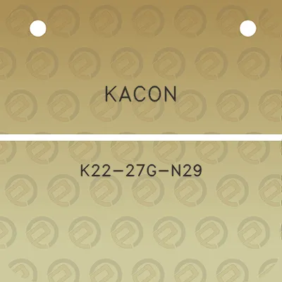 kacon-k22-27g-n29