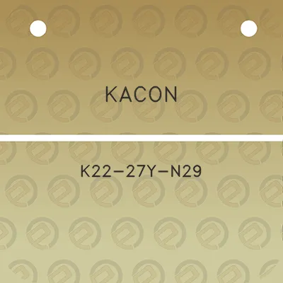 kacon-k22-27y-n29