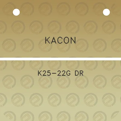 kacon-k25-22g-dr