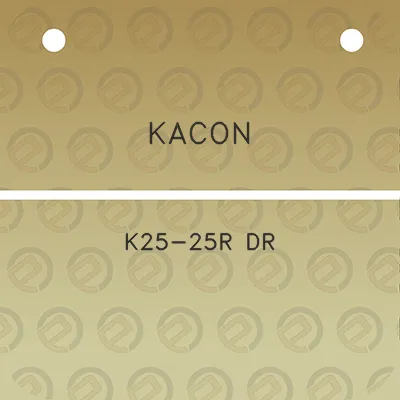 kacon-k25-25r-dr