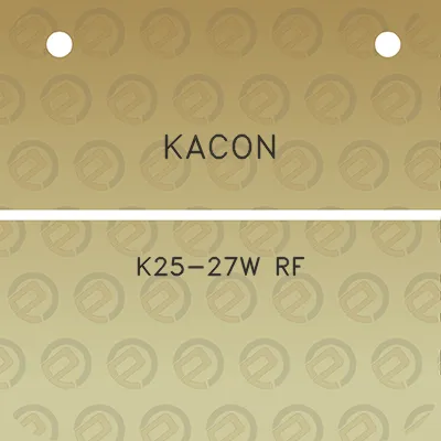 kacon-k25-27w-rf