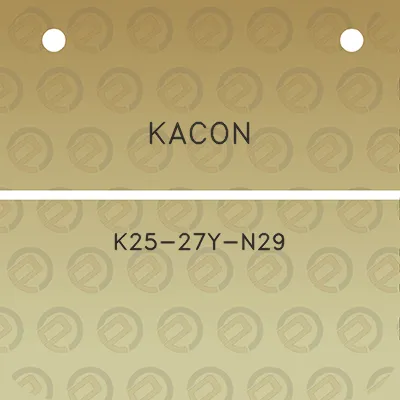 kacon-k25-27y-n29