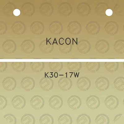 kacon-k30-17w