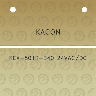 kacon-kex-801r-b40-24vacdc