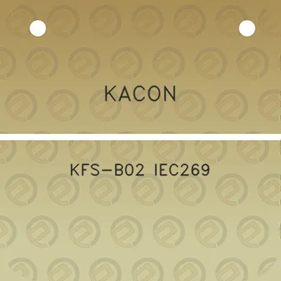 kacon-kfs-b02-iec269