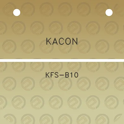 kacon-kfs-b10