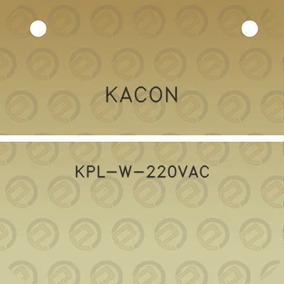 kacon-kpl-w-220vac