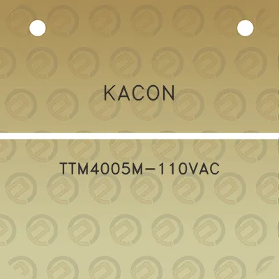 kacon-ttm4005m-110vac