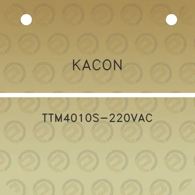 kacon-ttm4010s-220vac