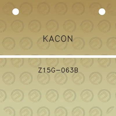 kacon-z15g-063b