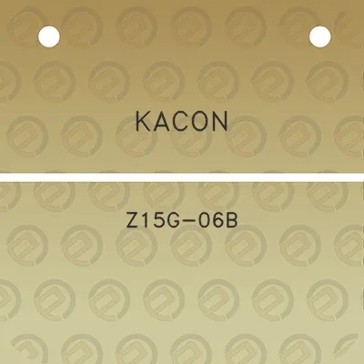 kacon-z15g-06b