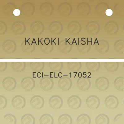 kakoki-kaisha-eci-elc-17052