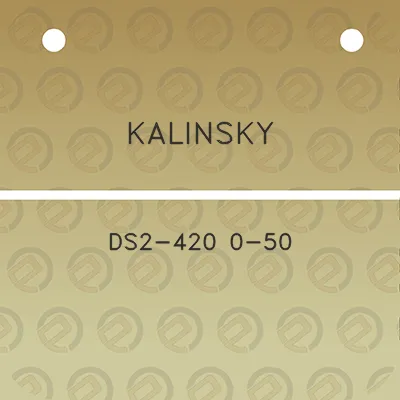 kalinsky-ds2-420-0-50