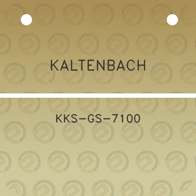 kaltenbach-kks-gs-7100