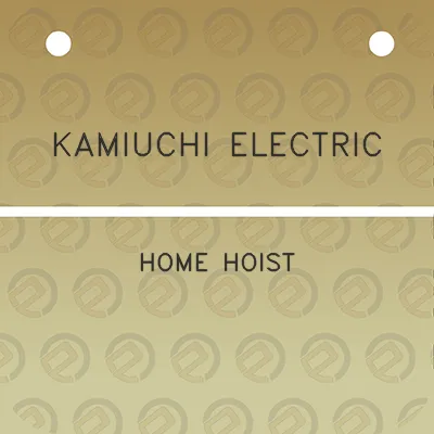 kamiuchi-electric-home-hoist