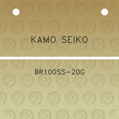 kamo-seiko-br100ss-20g