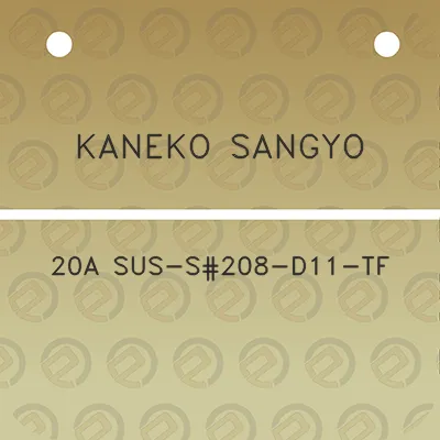 kaneko-sangyo-20a-sus-s208-d11-tf