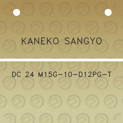 kaneko-sangyo-dc-24-m15g-10-d12pg-t