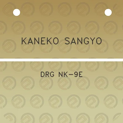 kaneko-sangyo-drg-nk-9e