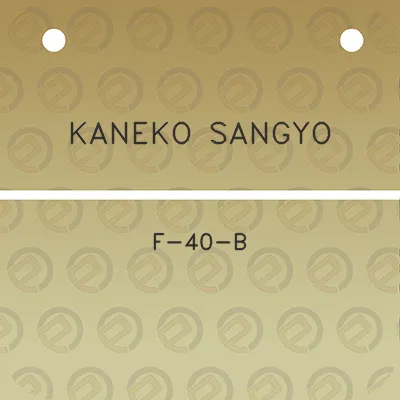 kaneko-sangyo-f-40-b