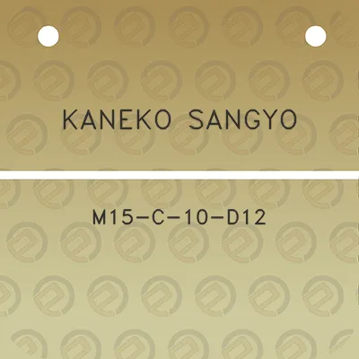 kaneko-sangyo-m15-c-10-d12