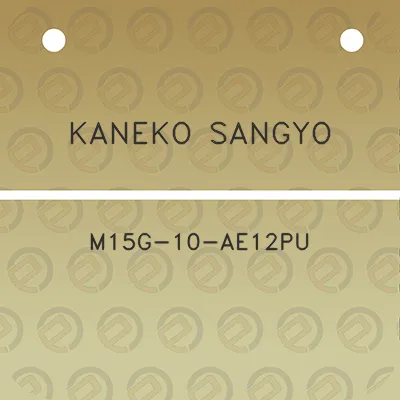 kaneko-sangyo-m15g-10-ae12pu