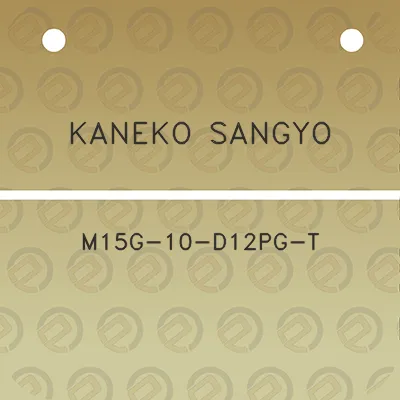 kaneko-sangyo-m15g-10-d12pg-t