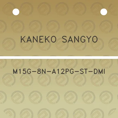 kaneko-sangyo-m15g-8n-a12pg-st-dmi