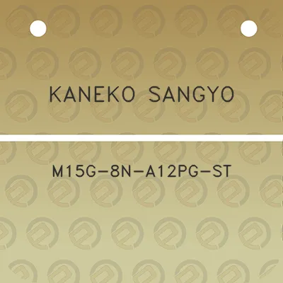 kaneko-sangyo-m15g-8n-a12pg-st