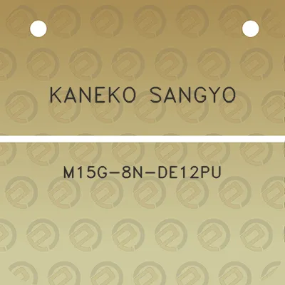 kaneko-sangyo-m15g-8n-de12pu