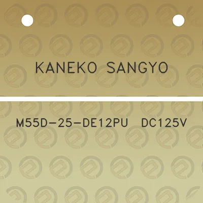 kaneko-sangyo-m55d-25-de12pu-dc125v