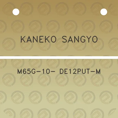 kaneko-sangyo-m65g-10-de12put-m