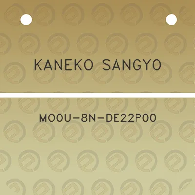 kaneko-sangyo-moou-8n-de22p00