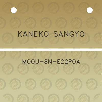 kaneko-sangyo-moou-8n-e22poa