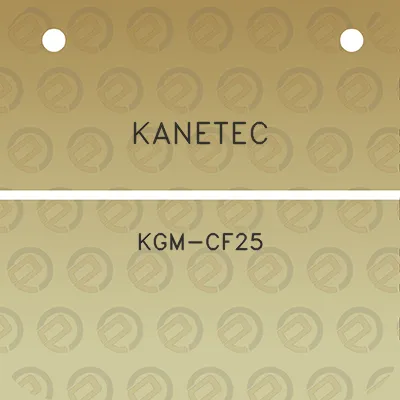 kanetec-kgm-cf25